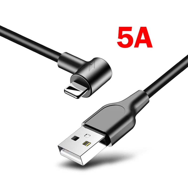 USB кабель для зарядки и передачи данных, USB Мобильный телефон 5A, супер зарядное устройство, USB линия для передачи данных для Iphone 7, 8, 9 PLUS, X Кабель для быстрой зарядки для iOS, 1 м