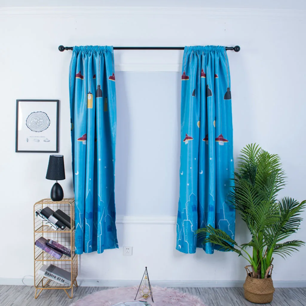 Lights Pattern Shading Short Curtain Valance 2 Panel Fabric Heavyweight Window Polyester X Windows | Дом и сад