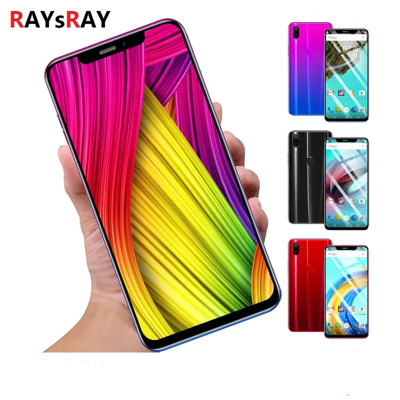 

Raysray X21 3G LTE Mobile Phone 6.1&quot 2GB RAM 36GB ROM Octa Core Four Rear Camera Android 8.1 Fingerprint Smart Phone
