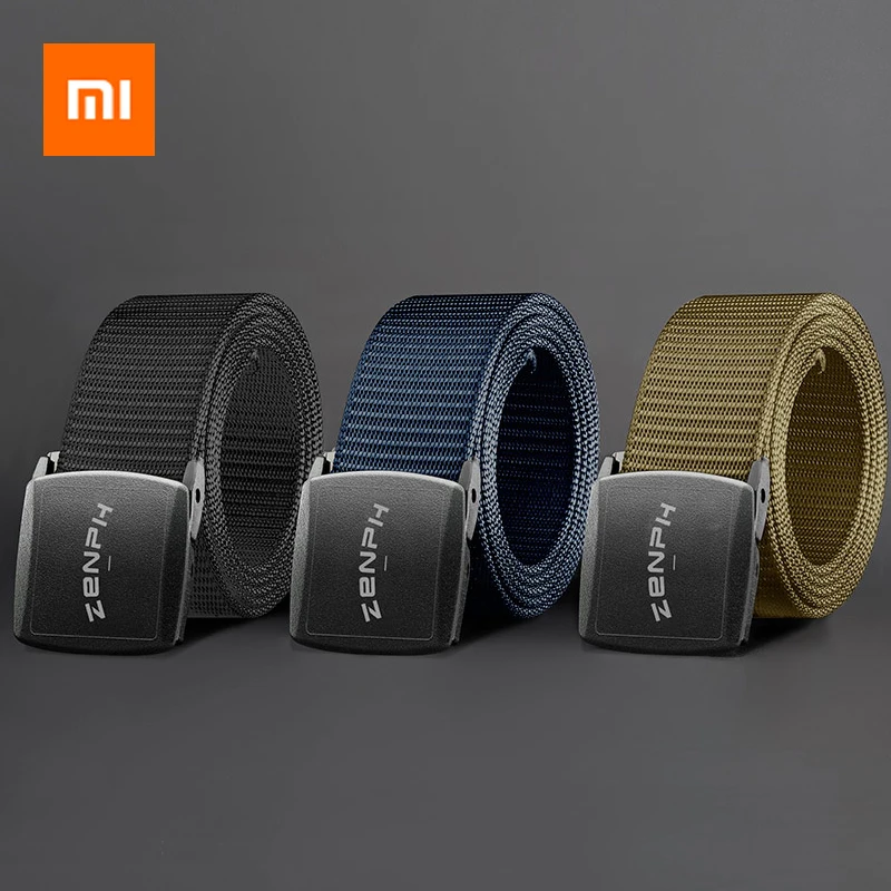 Металлический наружный тактический ремень Xiaomi 3 цветов пластиковая пряжка YKK 96
