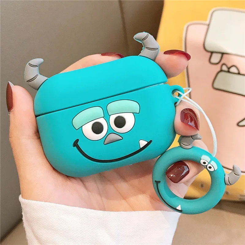 A1 Мультяшный силиконовый чехол для Airpods Pro, чехол, беспроводной Bluetooth чехол для airpod 3, чехол для Apple Air Pods, Fundas Coque - Цвет: A1