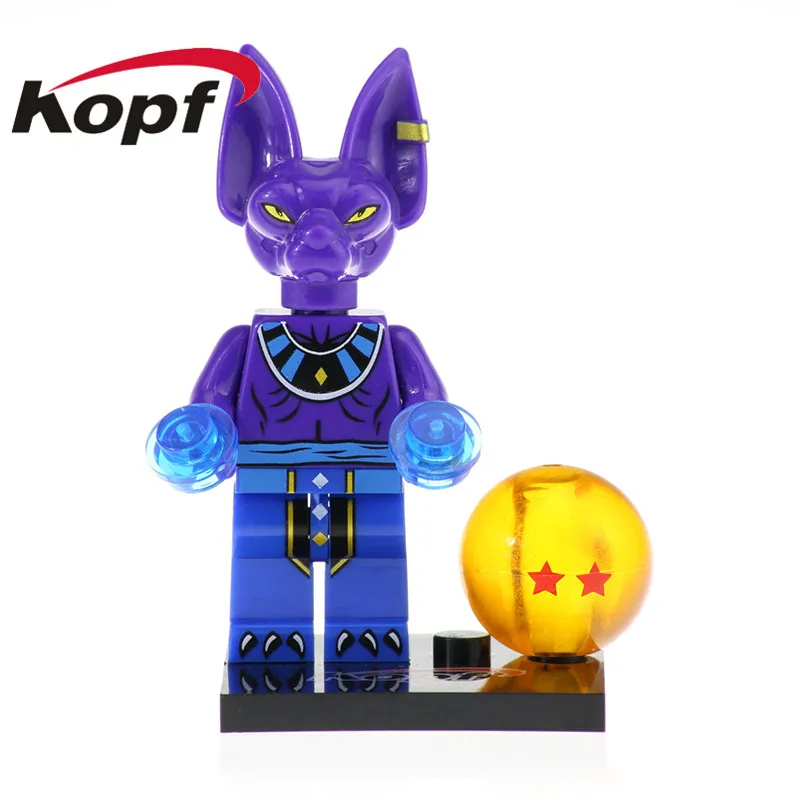 Супер Герои строительные блоки Kaio Shin Zamasu Android 13 Goku Ssj Xeno Dragon Ball серии Кирпичи игрушки для детей KF462