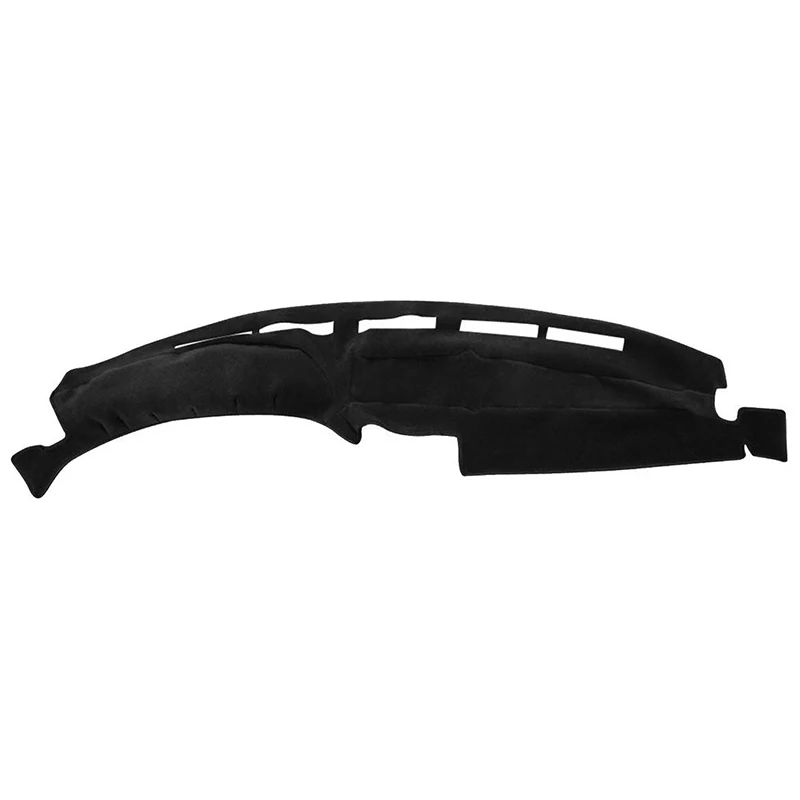 Крышка приборной панели коврик подходит для Ford F150 F250 F350 Bronco 1992 1993 1994 1995 1996 (черный)
