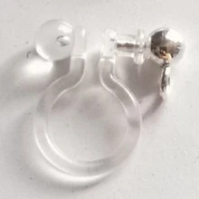  BoYuTe (10 Pieces/Lot) 9*11MM Hypoallergenic Invisible Ear Clip No Pierced Diy Hand Made Earrings Jewelry Accessories 