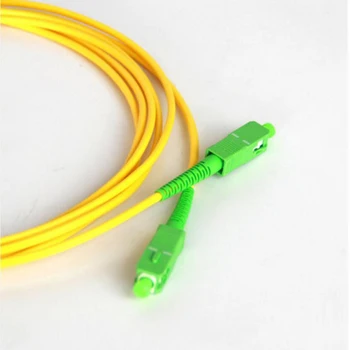 

50PCS APC SM Simplex SX 3.0mm 9/125um 1/2/3/5M SC/APC Fiber Optic Patch Cord