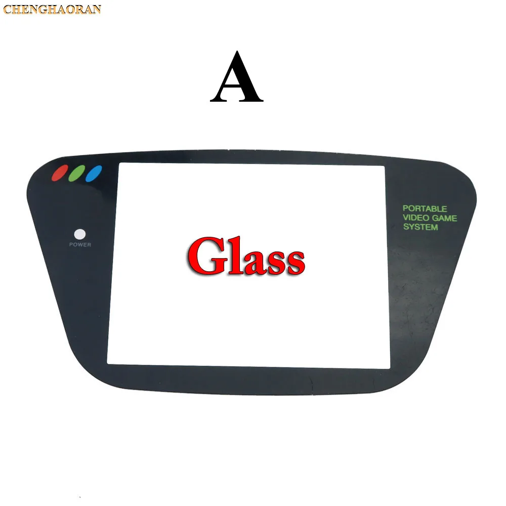 ChengHaoRan 5 шт. пластиковая запасная крышка для экрана объектива для sega Game gear black GG игровая консоль
