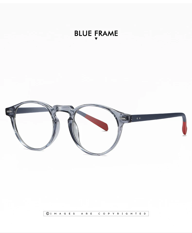 LM New Photochromic Anti Blue Light Glasses Men Gaming Round Blocking Blue Ray Classic TR90 Women Protection Eyeglasses Computer blue light glasses kmart