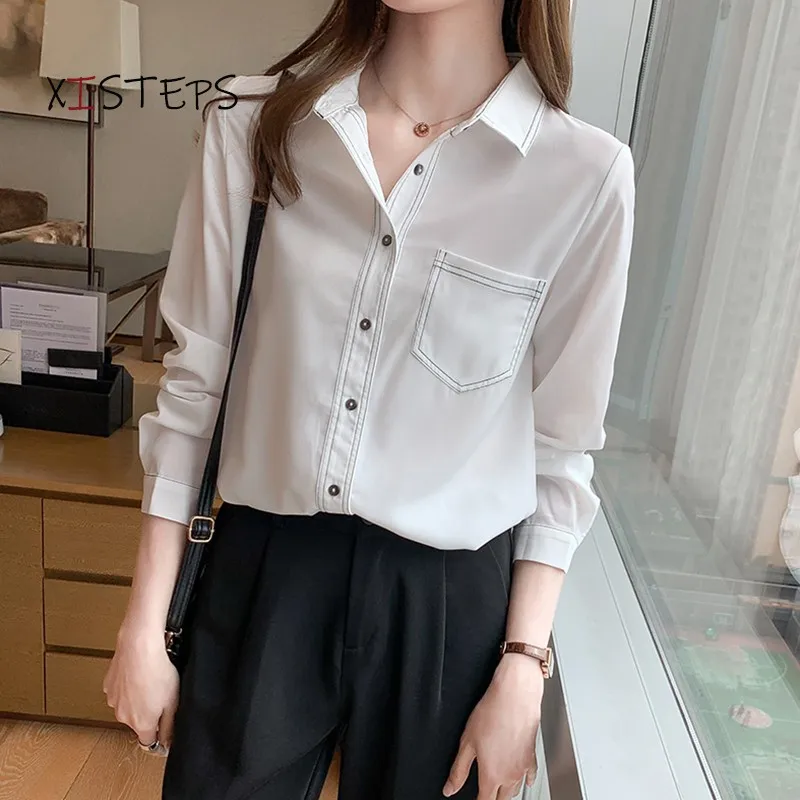 Designer Women Blouses Shirts White 
