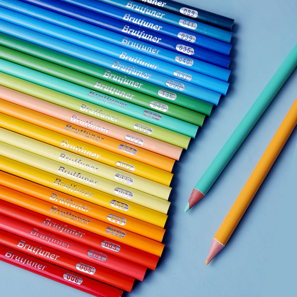 Brutfuner 48/120/160/180/260 Professional Oil Color Pencil Soft Wood Colors Pencil Watercolor Drawing Pencil School Art Supplies - Image 3