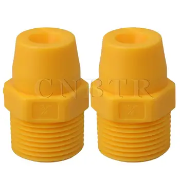 

CNBTR 2x Spray Nozzle Sprinkler Head 3/4 for Cooling Yellow 4.9 Hole Dia