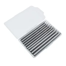 Кожа DIY инструмент 0,5-5 мм кожа Пробивной круглый набор пробойников кожа скульптура Инструмент для пробивки 10 шт мульти-Спецификация