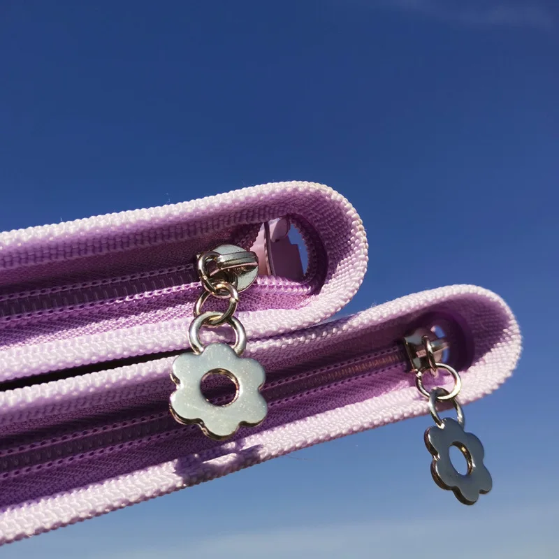 SKYSONIC A5 A6 Zipper Binder Cover-Loose Leaf Organizer Diary-Bullet Transparent PVC Case Photo Organizer Stationery Supplies