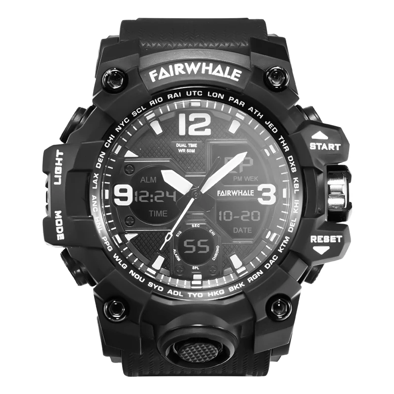 

2020 Luxury Digital Military Army Stylish Electronic Men Watch Clock Men's Clock Sport Digital Waterproof Wrist Watch