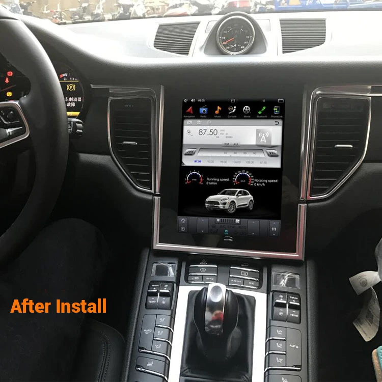 10," Android 7,1 автомобильный мультимедийный плеер для Porsche Macan комплект с gps-навигатором аудио стерео 1G ram 16GB Wifi Bluetooth