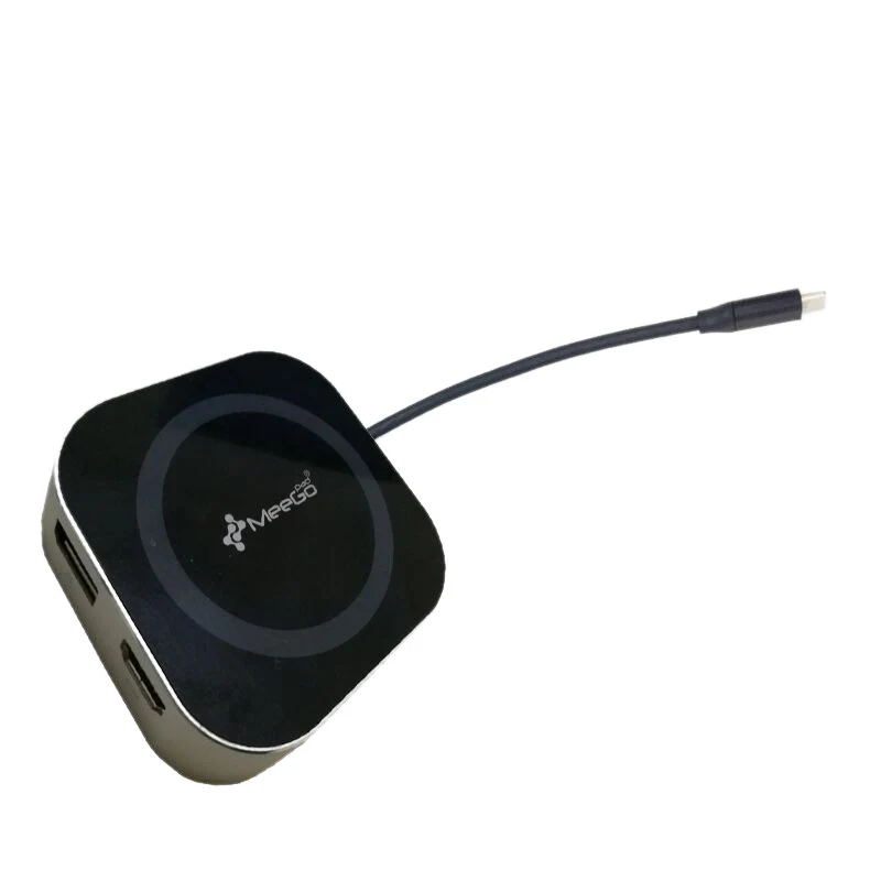

Meegopad 9 In 1 Led Type C Hub To 4K Hdmi 3.5Mm Audio Gigabit Ethernet Pd Charging Tf Card Reader Hub Adapter For Macbook Pr