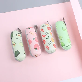 

Mini Capsule Cute Fruit pattern umbrella Five-folding Sun protection Anti-UV UPF50 + umbrella folding pocket Umbrellara for girl