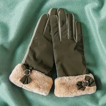 

Fashion Women Gloves Winter Touch Screen Solid Color Outdoor Sport Keep Warm Gloves Autumn Mittens Elegant Gloves Guantes Mujer