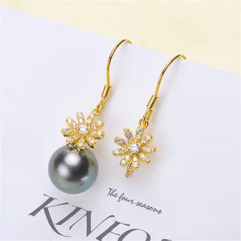 

NEW ARRIVAL 925 Sterling Silver Earrings Mountings Findings Settings Jewelry Parts Fittings Accessories for Pearls Beads Stones