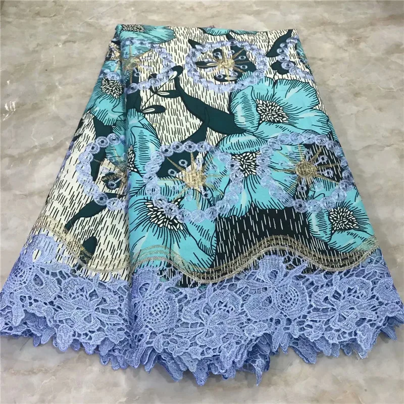 Новая Венди гипюровая кружевная ткань с вышивкой высокого качества восковая кружевная ткань со шнуром африканская восковая кружевная ткань для платья WD102823