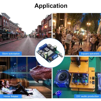

Multi Protection Subwoofer Super Bass DIY High Power Stereo Digital Amplifier Board Easy Install Wireless Dual Channel HIFI