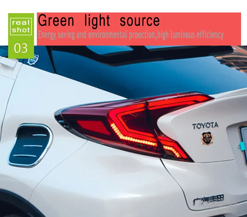 Авто. PRO- для Toyota C-HR светодиодный задний фонарь для Светодиодный задние фонари стайлинга автомобилей багажная лампа парковки