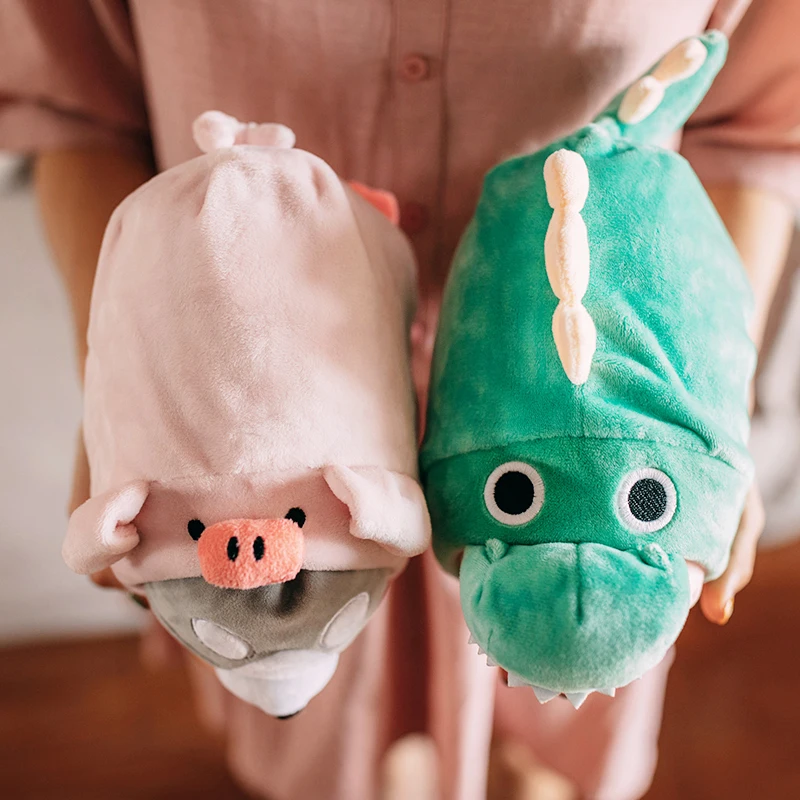 Милый kawaii 3 шт. кукла Единорог Лев хаски в доме мягкая плюшевая игрушка для