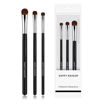 

HappyMakeup 3PCs Eyebrow Brush Makeup Brushes Set Eyeliner Eyelash Lip Make Up Brush Cosmetic Beauty Tool Kit Hot Animal Hair