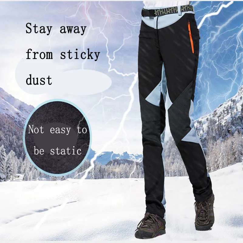 Women Pants Assault Outdoor Thickn Softshell Waterproof Autumn Winter Camp Hiking Climbing Trouser Female Trekking Sport WAP07 3