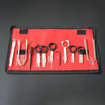 

20 Pieces/kits Professional Automotive Interior Audio Stereo Car CD Player Radio Removal Keys Tool Set