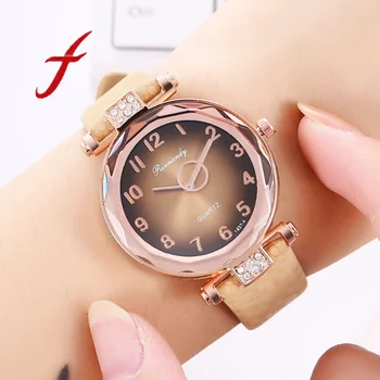 

Watch Women Surface Digital Watches Ladies Creative Seconds Hand Zegarek Damski Quartz Reloj Mujer Wristwatch Relogio Feminino