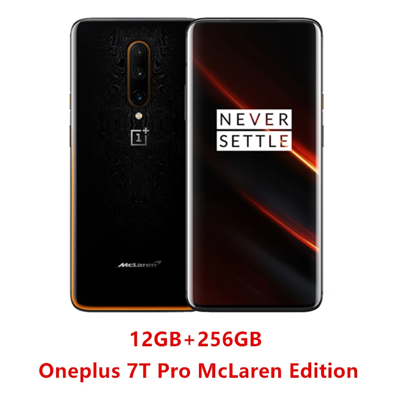 12GB 256GB Mclaren OnePlus 7T Pro Mclaren Edition Snapdragon 855+ 12GB 256GB 6.67'' AMOLED Screen 90Hz Refresh Rate 48MP Triple Cam 4085mA NFC - Color: 12GB 256GB Mclaren