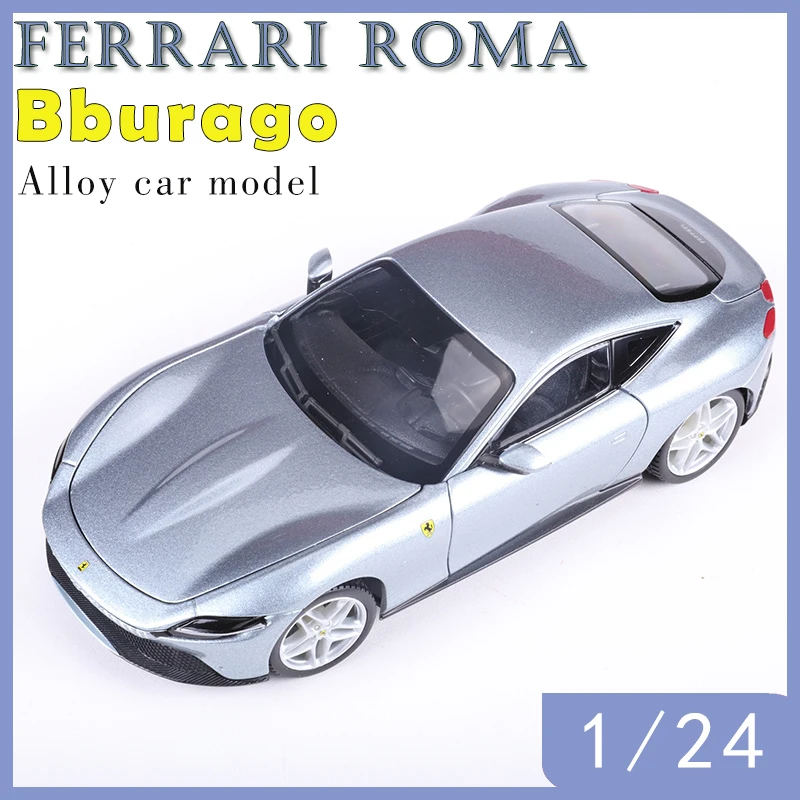 Bburago 1:24 Ferrari ROMA новый продукт модель литая автомобиля из сплава коллекционная