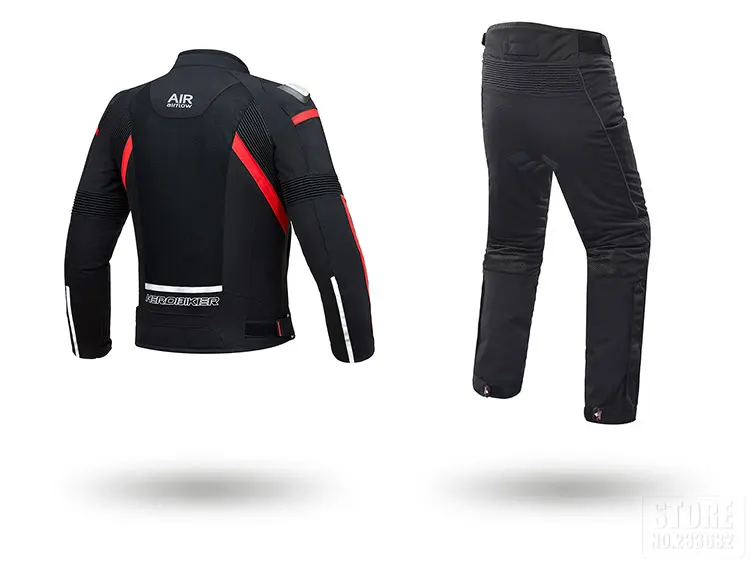 HEROBIKER мотоциклетная куртка защитная Экипировка дышащая сетка Мужская мотоциклетная куртка для мотокросса по бездорожью куртка для мотоциклистов с ночным отражением