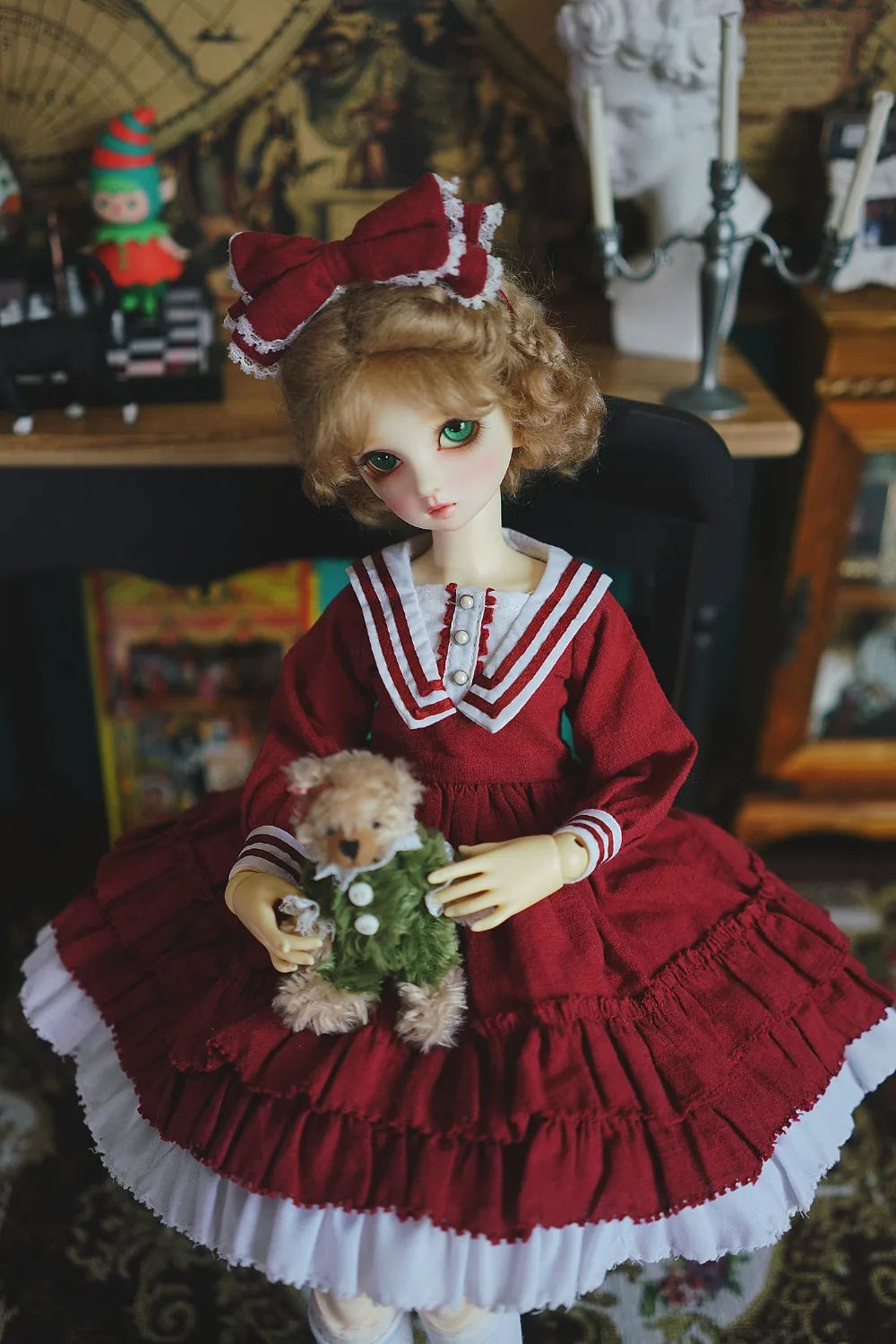 BJD куклы одежда Лолита платье для 1/3 1/4 1/6 игрушки аксессуары платье Игрушки для девочек