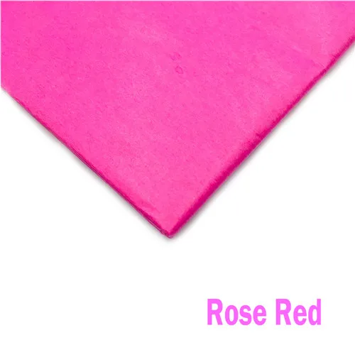 Rose red 10 листов блестящей ткани бумага цветок одежда рубашка обувь подарочная упаковка крафт бумага рулон вино оберточная бумага s - Цвет: Rose red