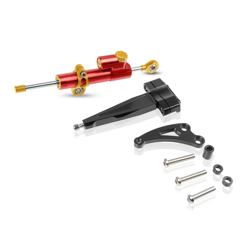 

CNC Aluminum Adjustable Motorcycles Steering Stabilize Damper Bracket Mount Kit For Honda cb650f 2014-2018 CB650F 2014-2018