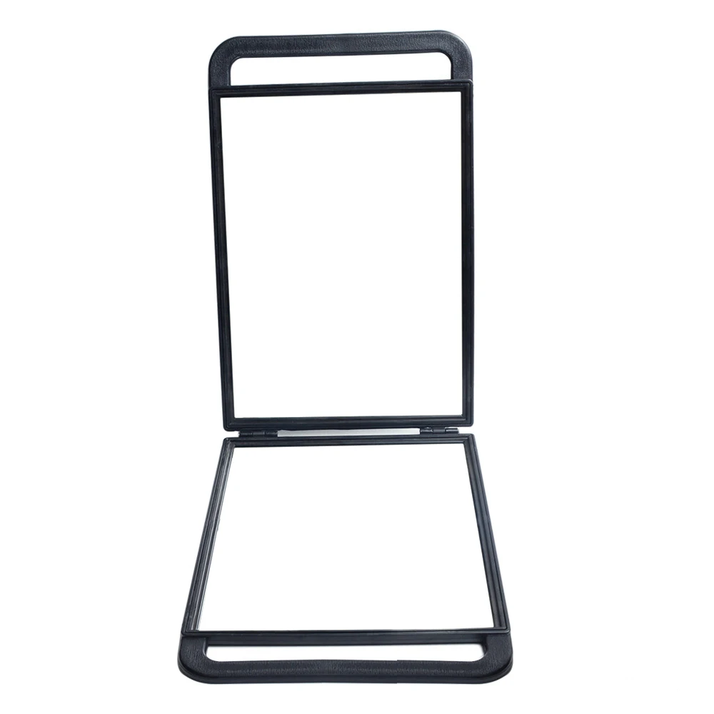 

Professional Hairdressing Square Makeup Rearview make up mirror flexible Double-sided Mirror Foldable