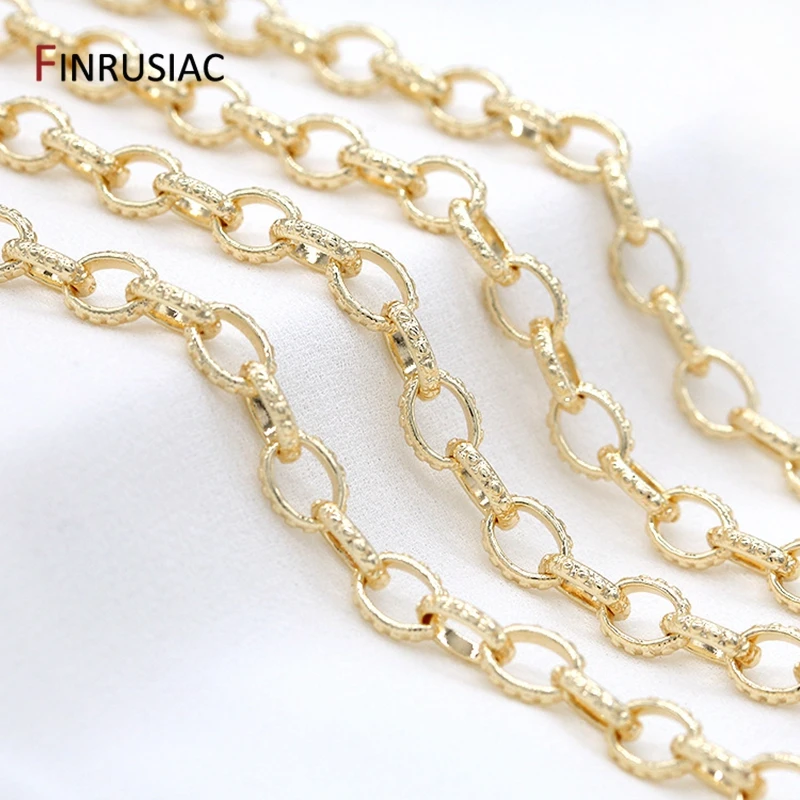 2021 New Trendy 4mm Round O-Shape Chain Big 7*9mm Thick DIY Hand-Made Necklace Bracelet Making Materials Spool | Украшения и