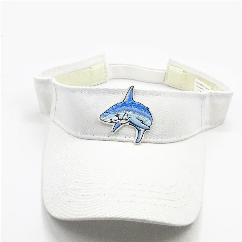 

LDSLYJR shark embroidery Visors Baseball Cap Adjustable Snapback cap for men and women 300