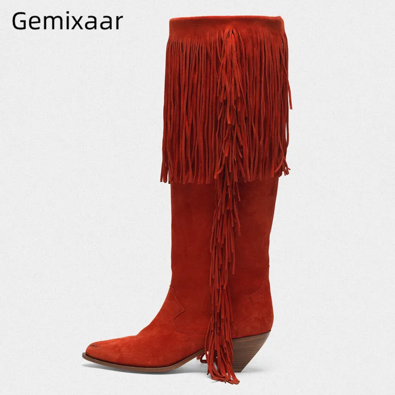 red suede boots womens