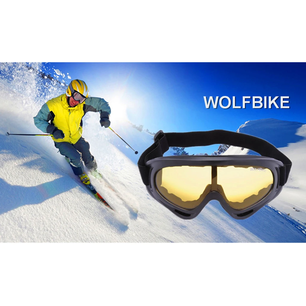Sports Ski Snowboard Skate Goggles Anti-fog Mask Glasses X400 UV Protection Ski Goggles Outdoor Sports Glasses Ski Goggles  
