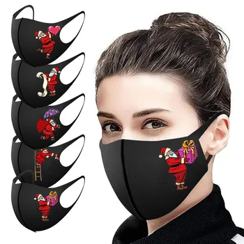 

New Face Mask 1PC Adult's Prints Protection Face Mask Washable Earloop Mask Breathable Protection Printing Face Mouth Mask #60