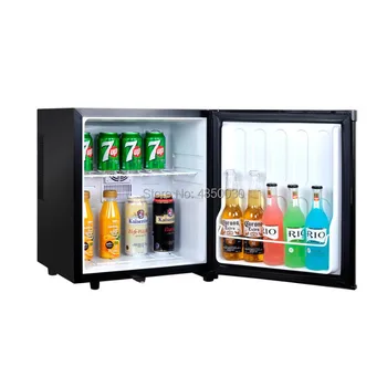 

Star Hotel Room Electric Mini Portable Refrigerator 30L Mini Fridge Quiet Quick Refrigeration 50W Cooler Box Transparent Door