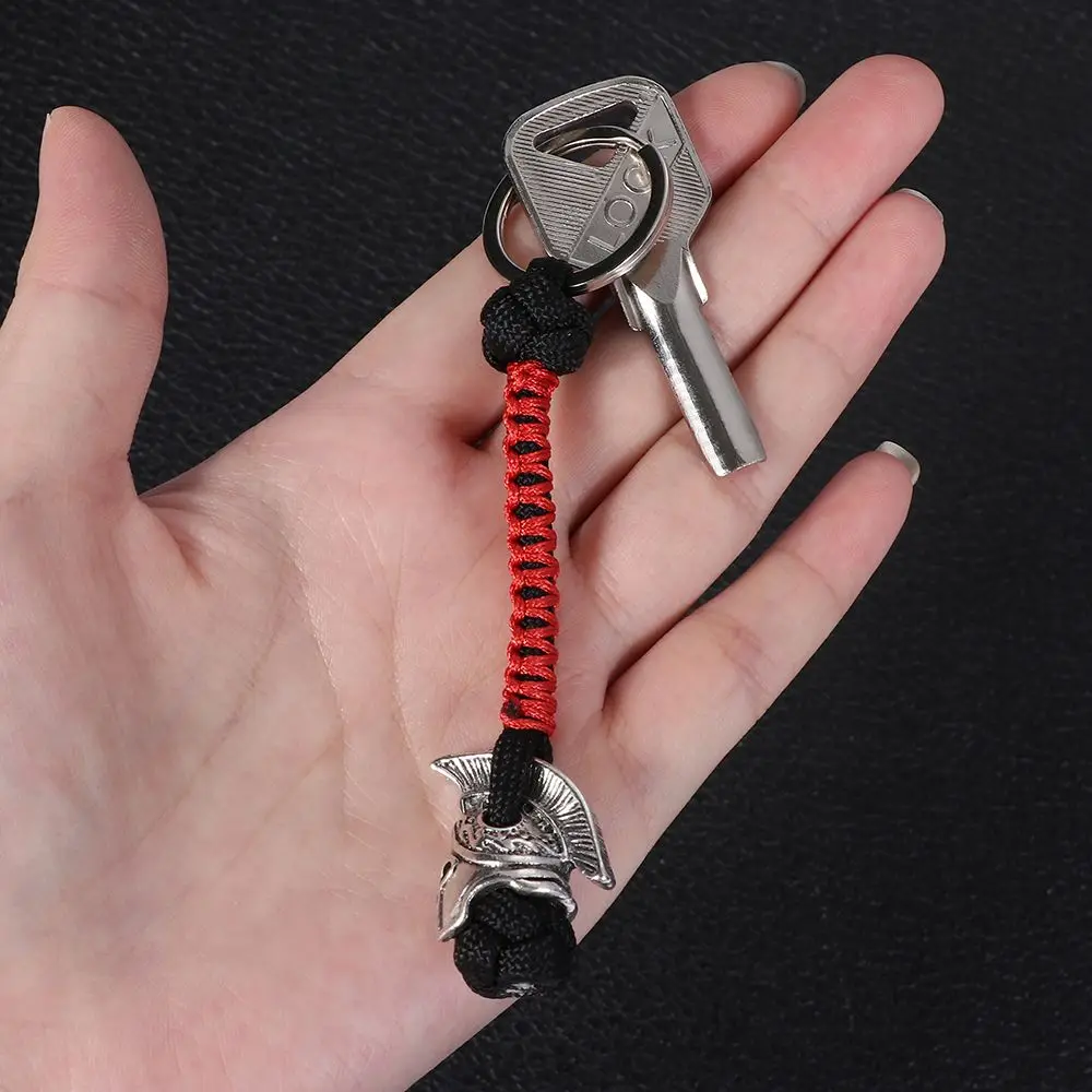 Keychain car key chain outdoor tool rune bead lanyard knife jewelry survival paracord