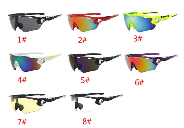 US $2.43 Women Cycling Glasses Mountain Bicycle Road Bike Sport Sunglasses Men Cycling Eyewear Gafas Ciclism