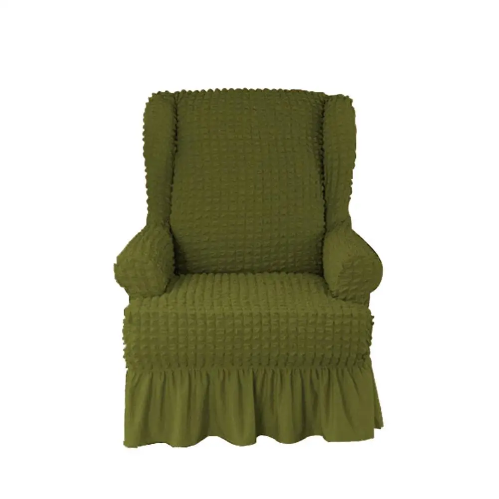 Один диван-чехол эластичная юбка стрейч кресло полное покрытие диванное кресло пылезащитный чехол для дома гостиной Slipcover кресла диване - Цвет: F