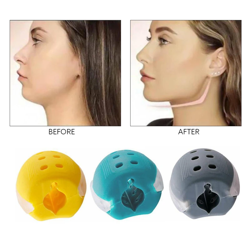 

Food-grade Silica Gel JawLine Exercise Ball Facial Muscle Trainin Fitness Ball Neck Face Toning Jawrsize Jaw Muscle Training