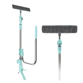 

Telescopic Window Cleaning Glass Cleaner Brush for Washing Window Dust Brush Cleaning Tools With Water Storage Spray Bottle