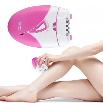 

Kemei Epilator for Women Rechargeable Hair Removal Machine Electric Lady Shaver for Bikini Body Face Underarm USB Charger