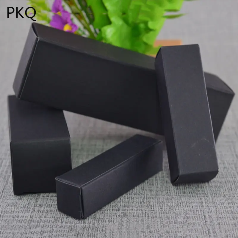 

30pcs Black Kraft paper Gift Box Packaging White Craft Paper Box Party Wedding Cardboard Box brown Cajas De Carton Box Packing